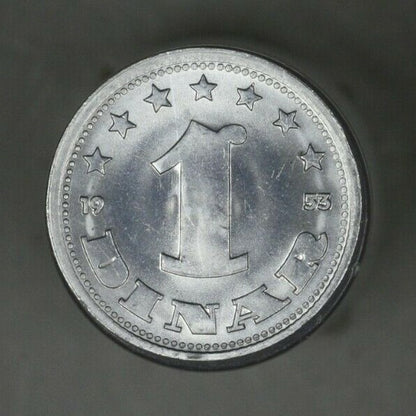 Yugoslavia 1953-55 6 Coin Set K 29 35 BU   B191