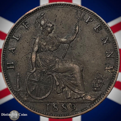 Great Britain 1889 Half Penny 1/2d GB5650