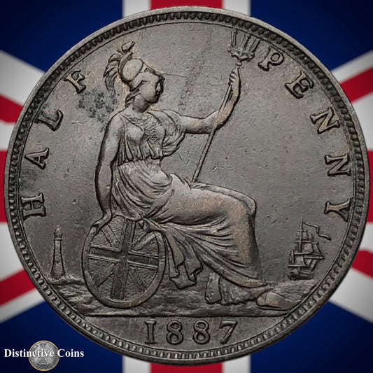 Great Britain 1887 Half Penny 1/2d GB5603