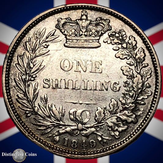Great Britain 1849 British One Shilling GB0212