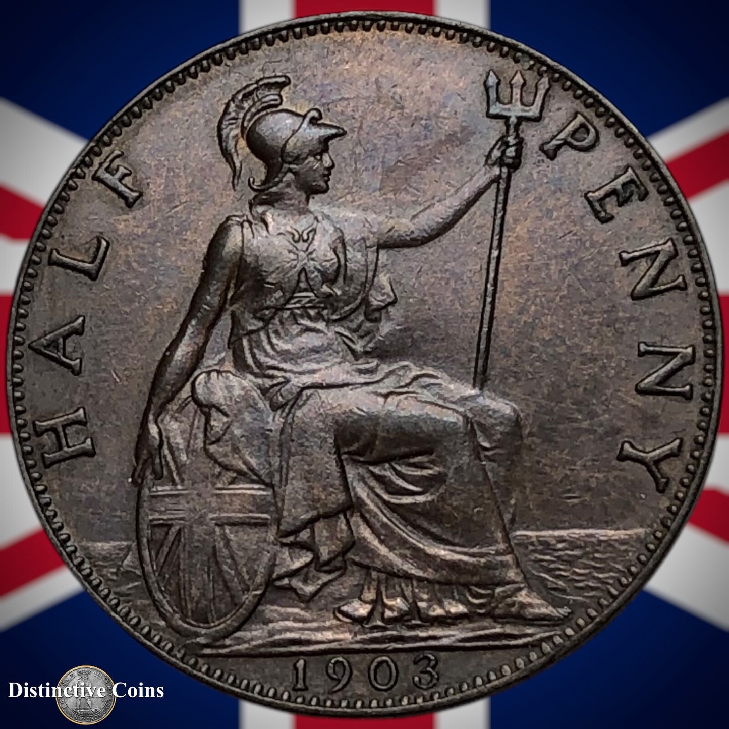 Great Britain 1903 Half Penny 1/2d GB5793