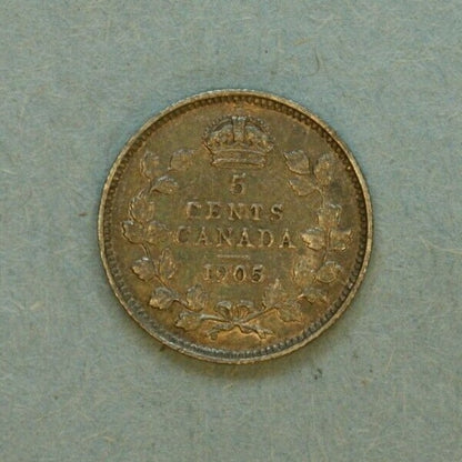 Canada 1905 5 Cents AU A496