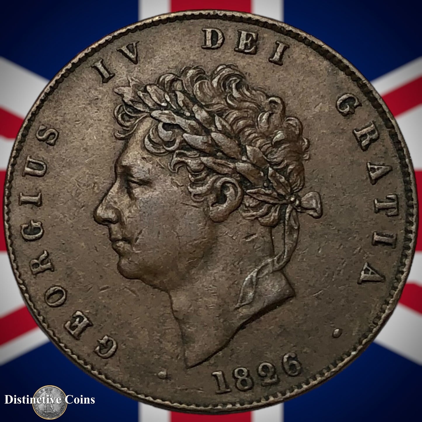Great Britain 1826 Half Penny 1/2d GB5205