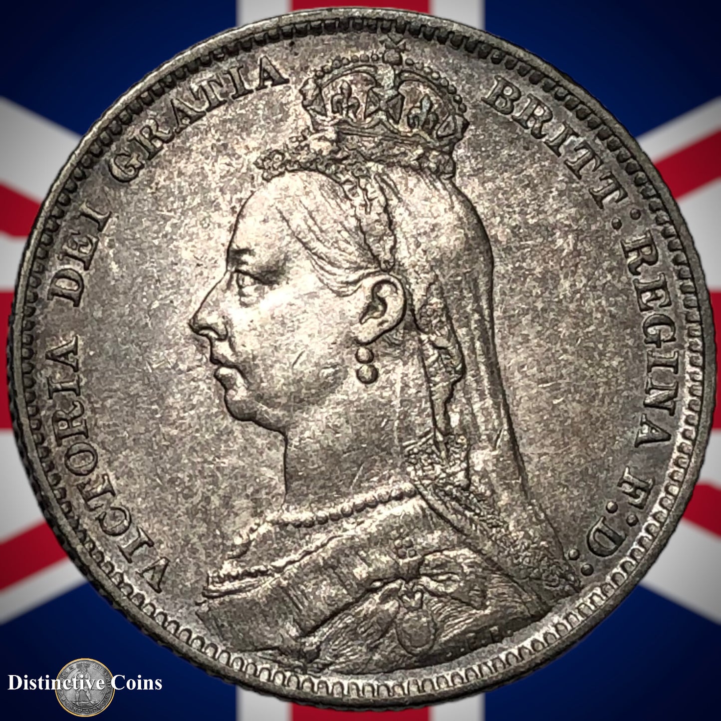Great Britain 1889 British One Shilling GB0551