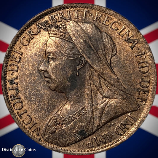 Great Britain 1901 Penny 1d GB6649