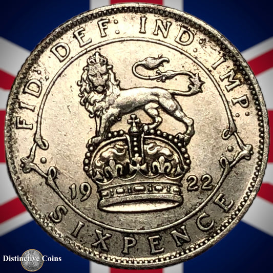 Great Britain 1922 Six Pence GB1650