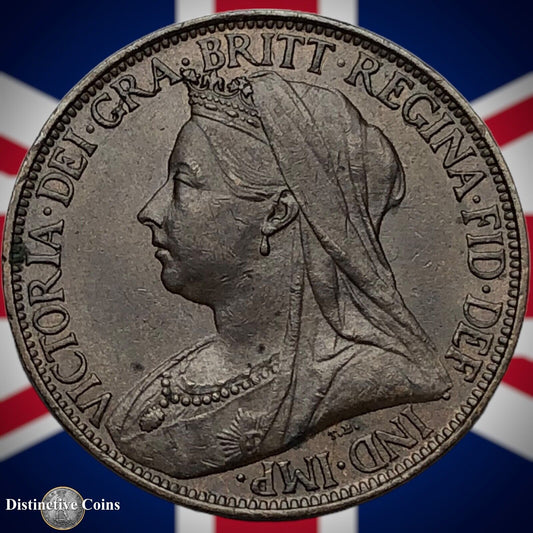 Great Britain 1897 Farthing 1/4d GB4453