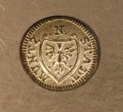 1764 German State Nurnberg 4 Pfennig High Grade Silver