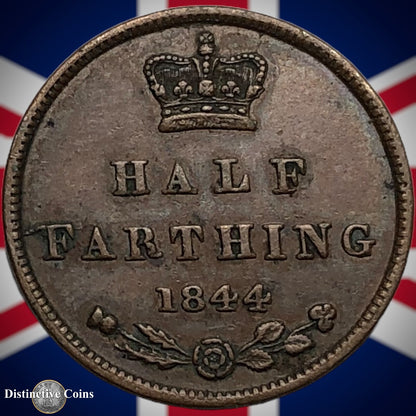 Great Britain 1844 Half Farthing 1/2 Penny GB3089