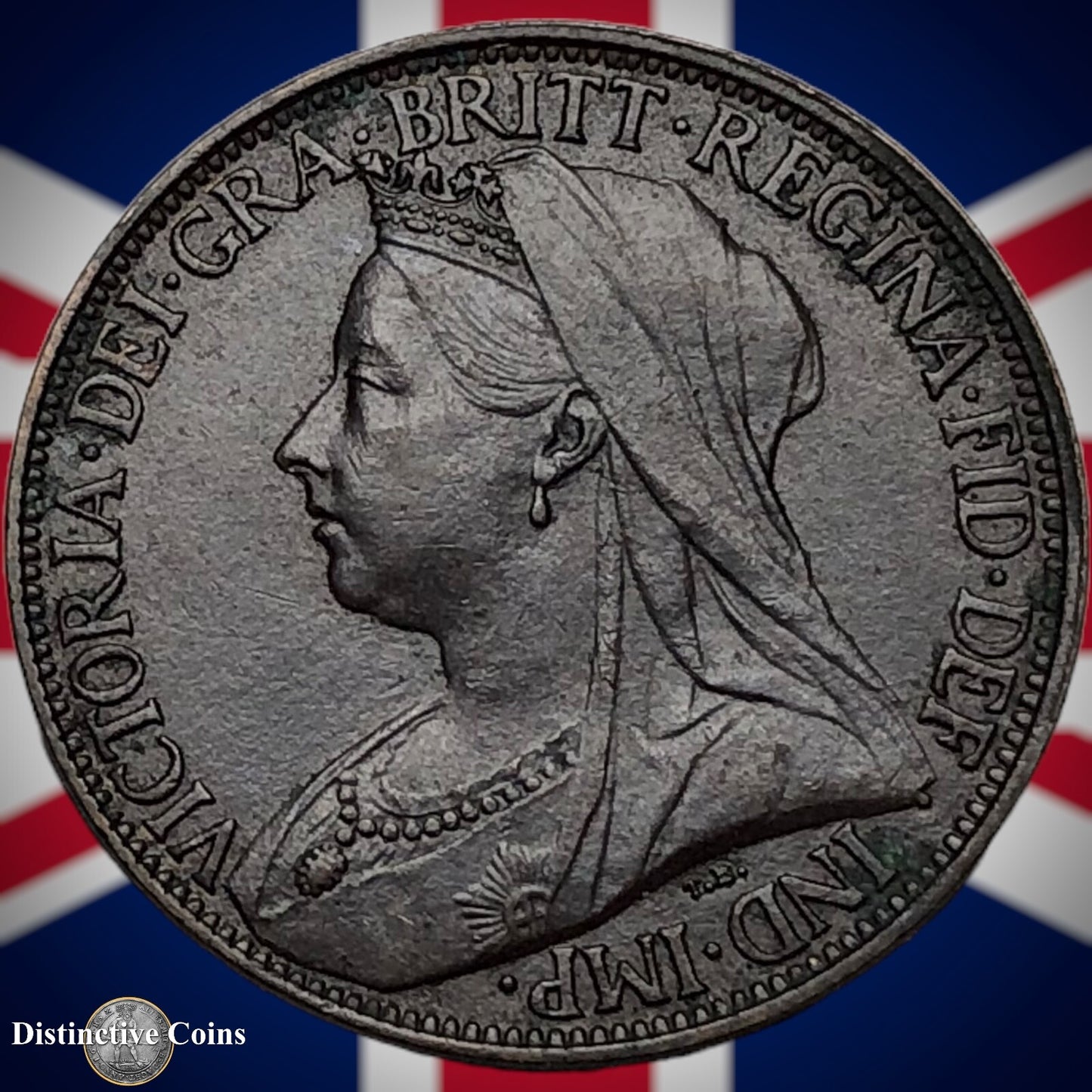 Great Britain 1900 Farthing 1/4d GB4473