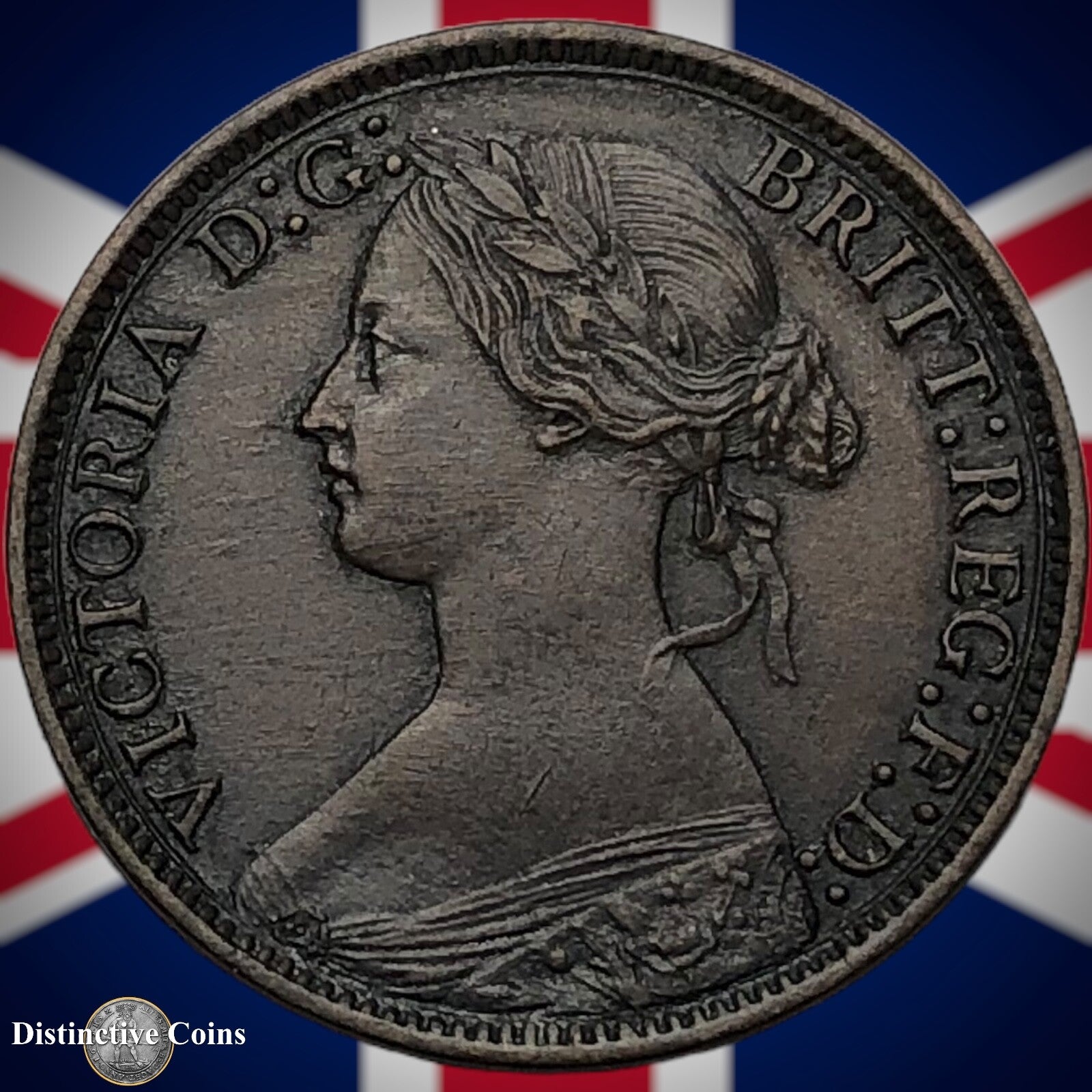 Great Britain 1868 Farthing 1/4d GB3625