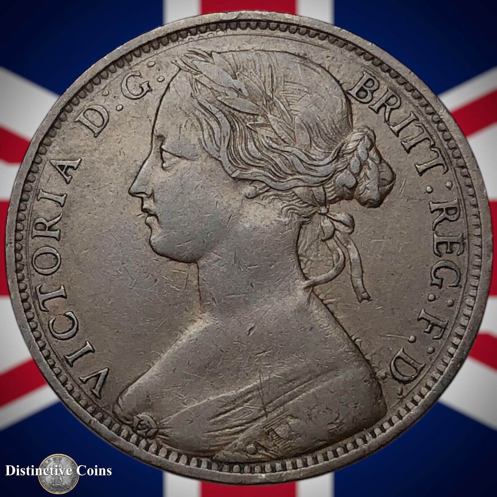 Great Britain 1861 Penny 1d GB6181