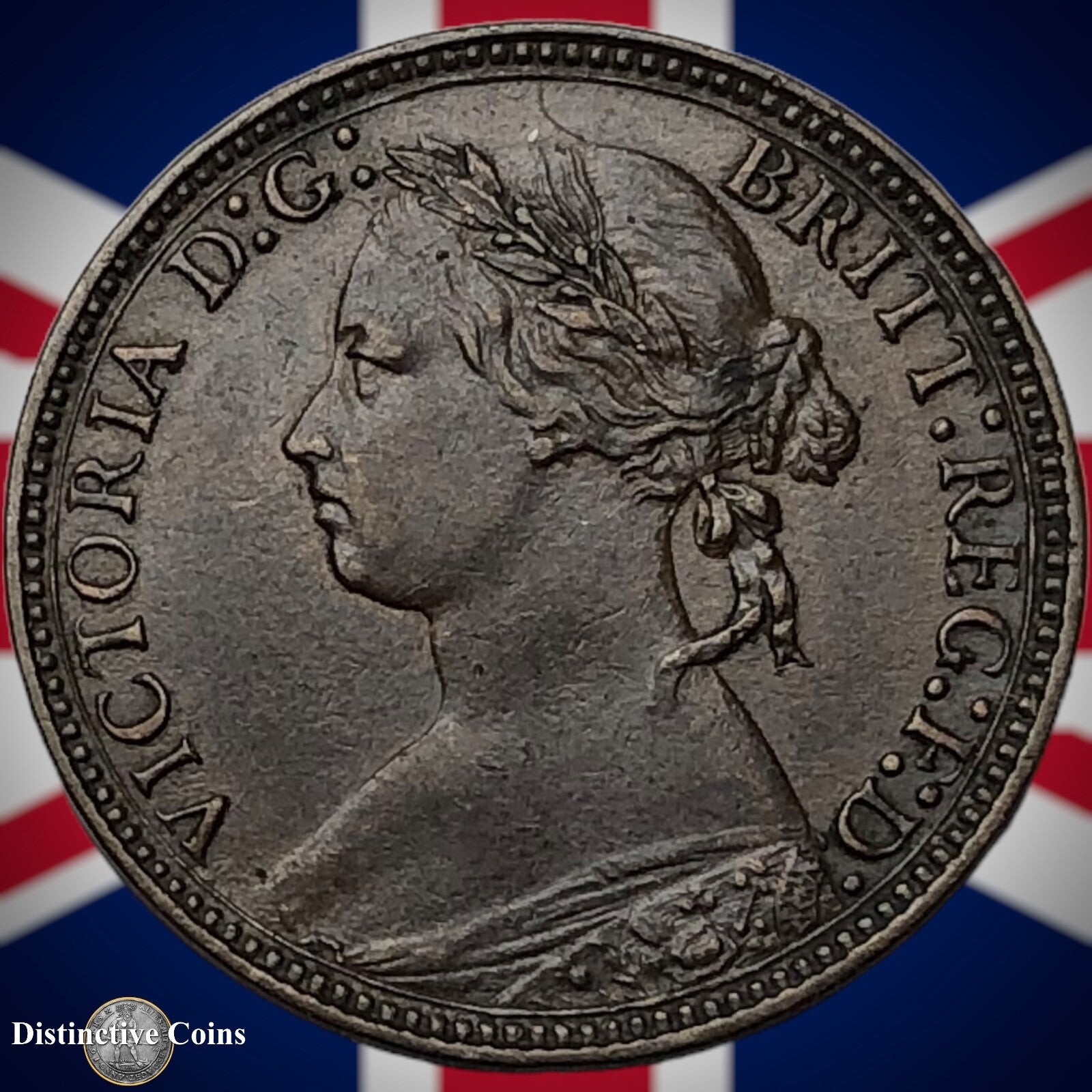 Great Britain 1876 H Farthing 1/4d GB3776