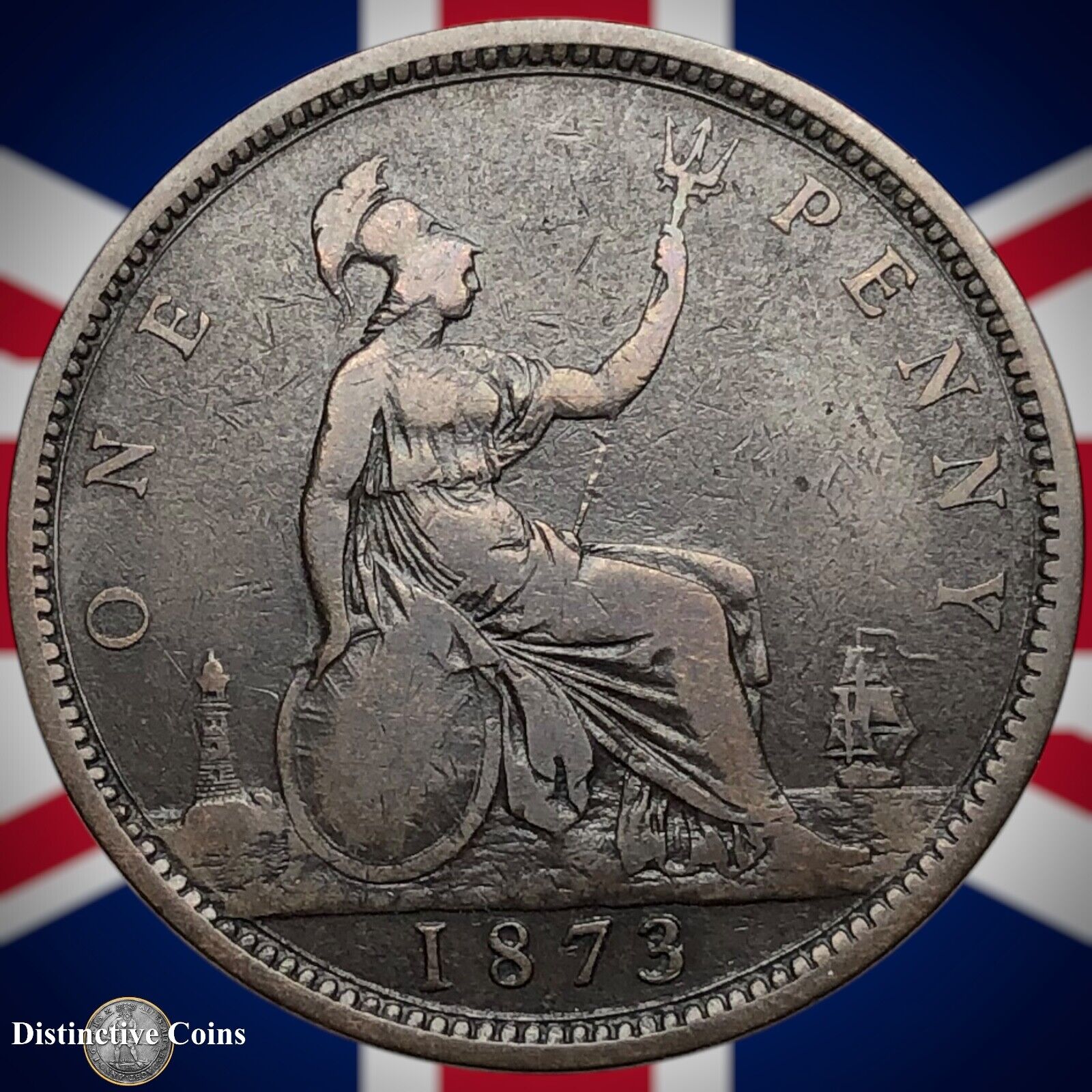 Great Britain 1873 Penny 1d GB6328
