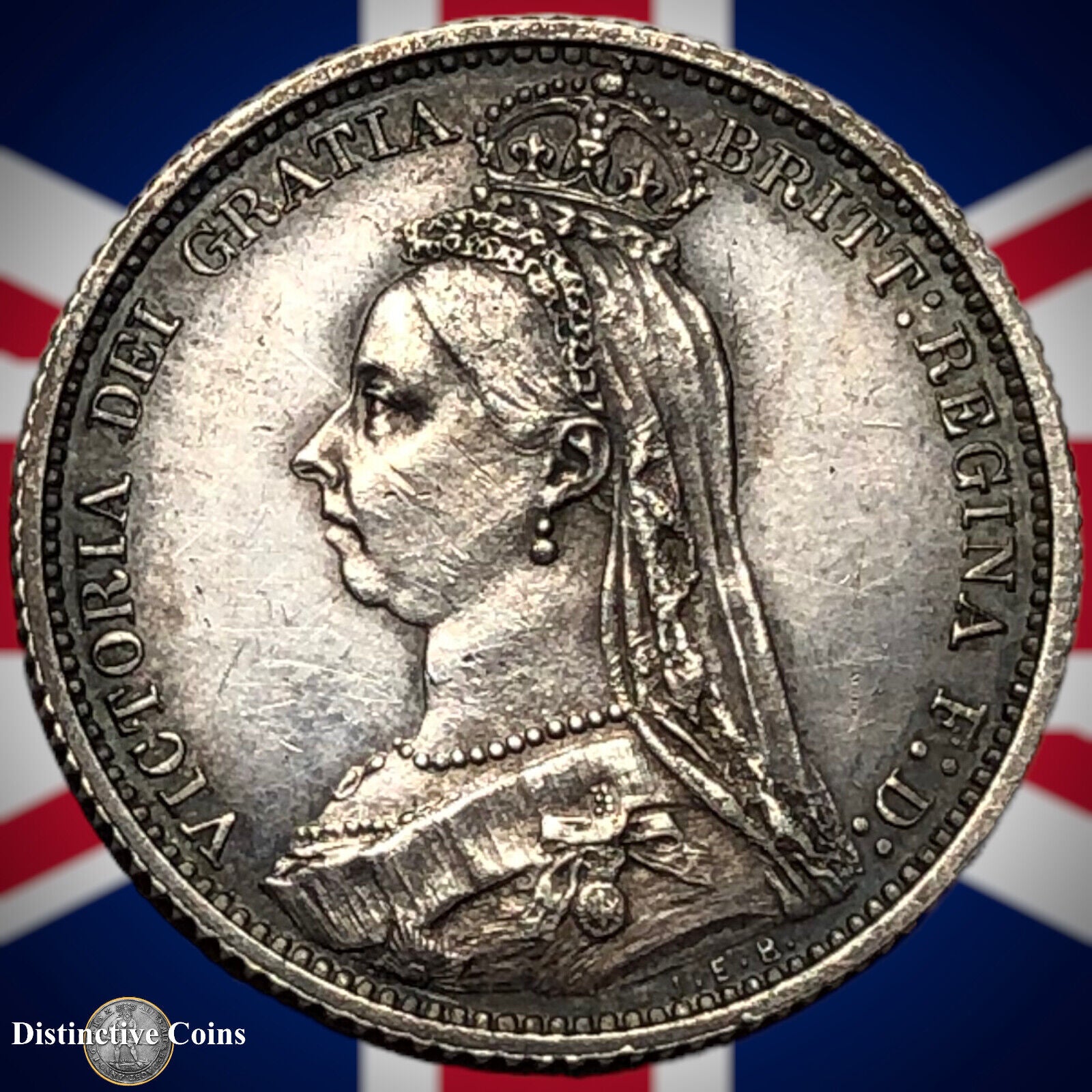 Great Britain 1887 Six Pence GB2659