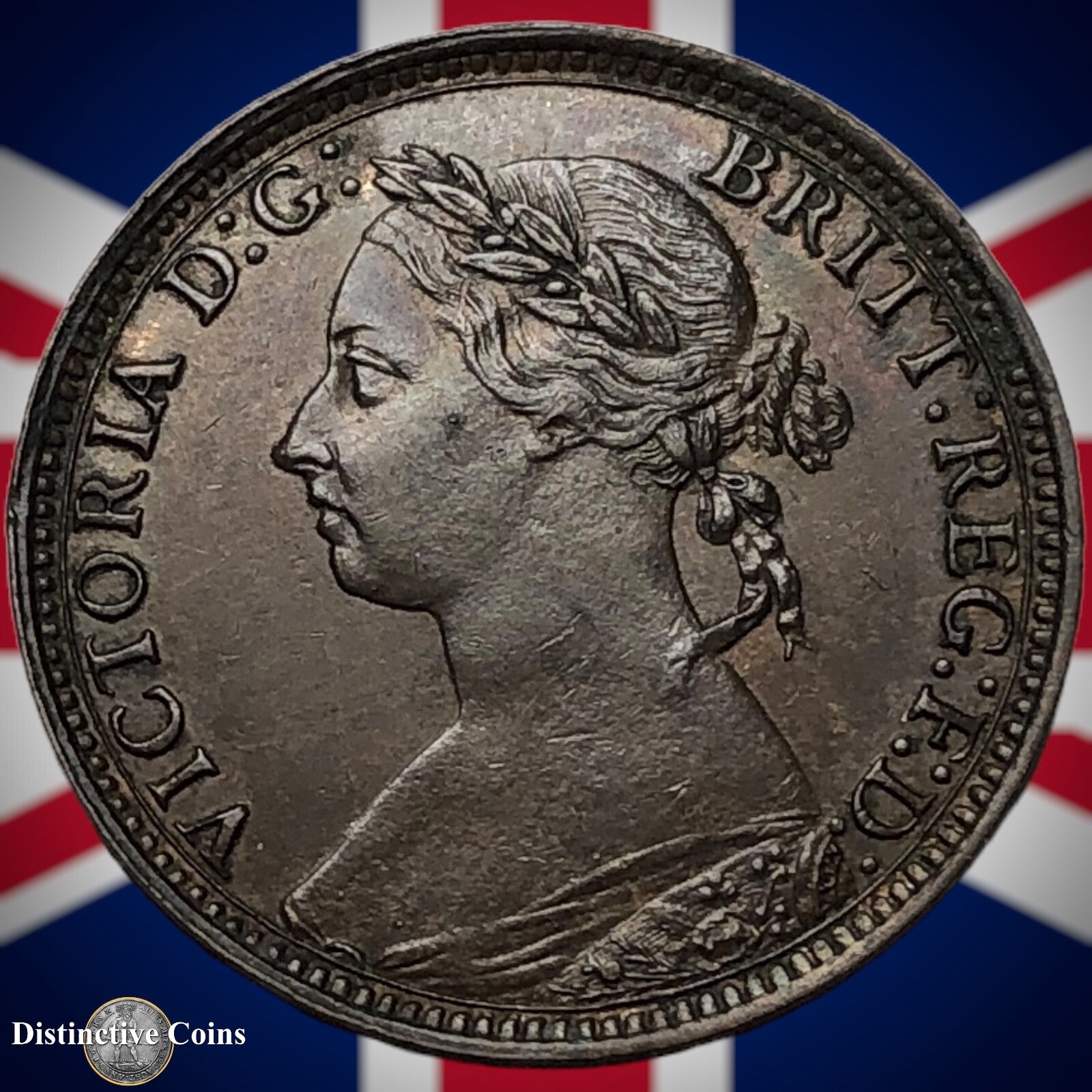 Great Britain 1893 Farthing 1/4d GB4359