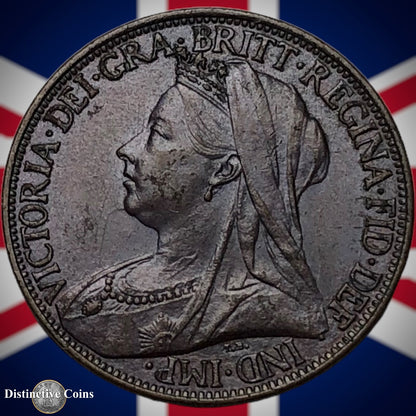 Great Britain 1901 Farthing 1/4d GB4495