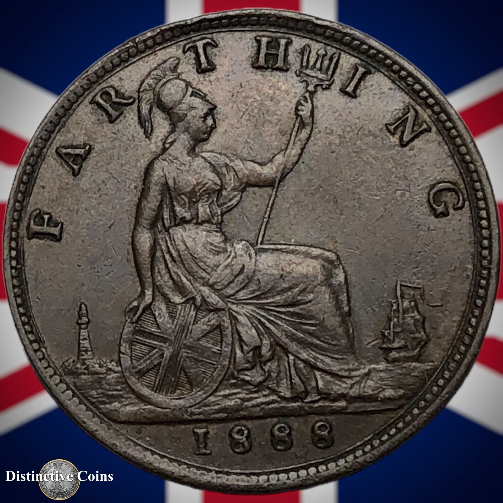 Great Britain 1888 Farthing 1/4d GB4263