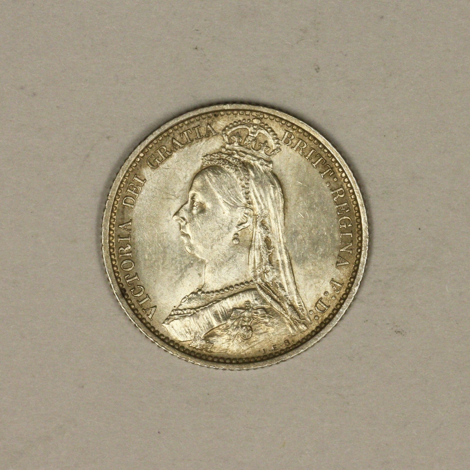 1888 Great Britain 6 Pence Very High Quality    