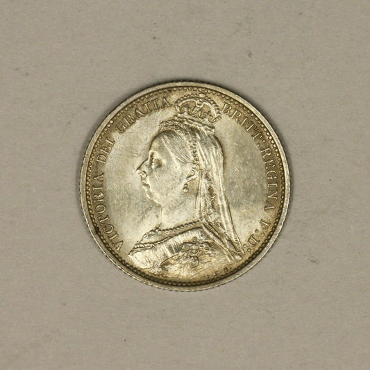 1888 Great Britain 6 Pence Very High Quality    