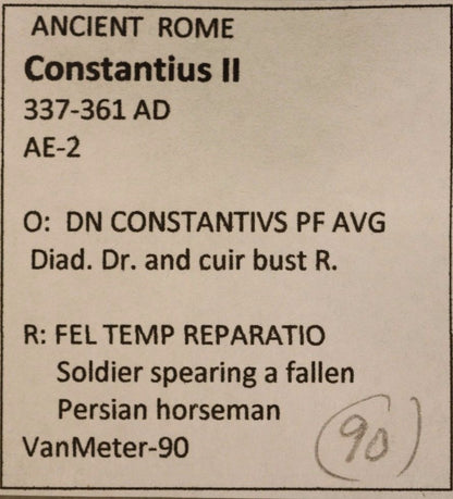 Constantius II 337-361 AD, Centenionalis Ancient Rome  