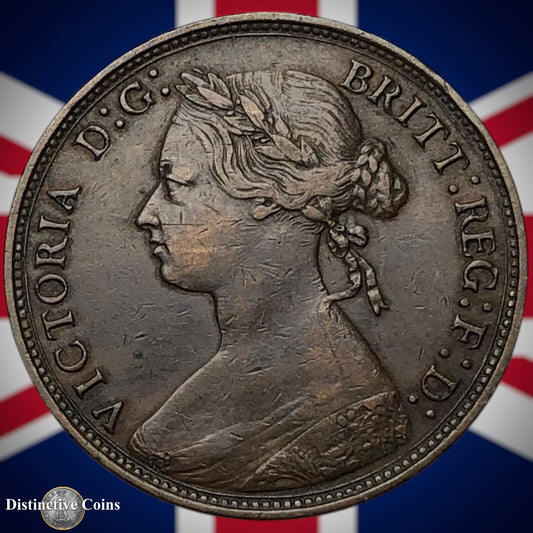 Great Britain 1877 Half Penny 1/2d GB5537