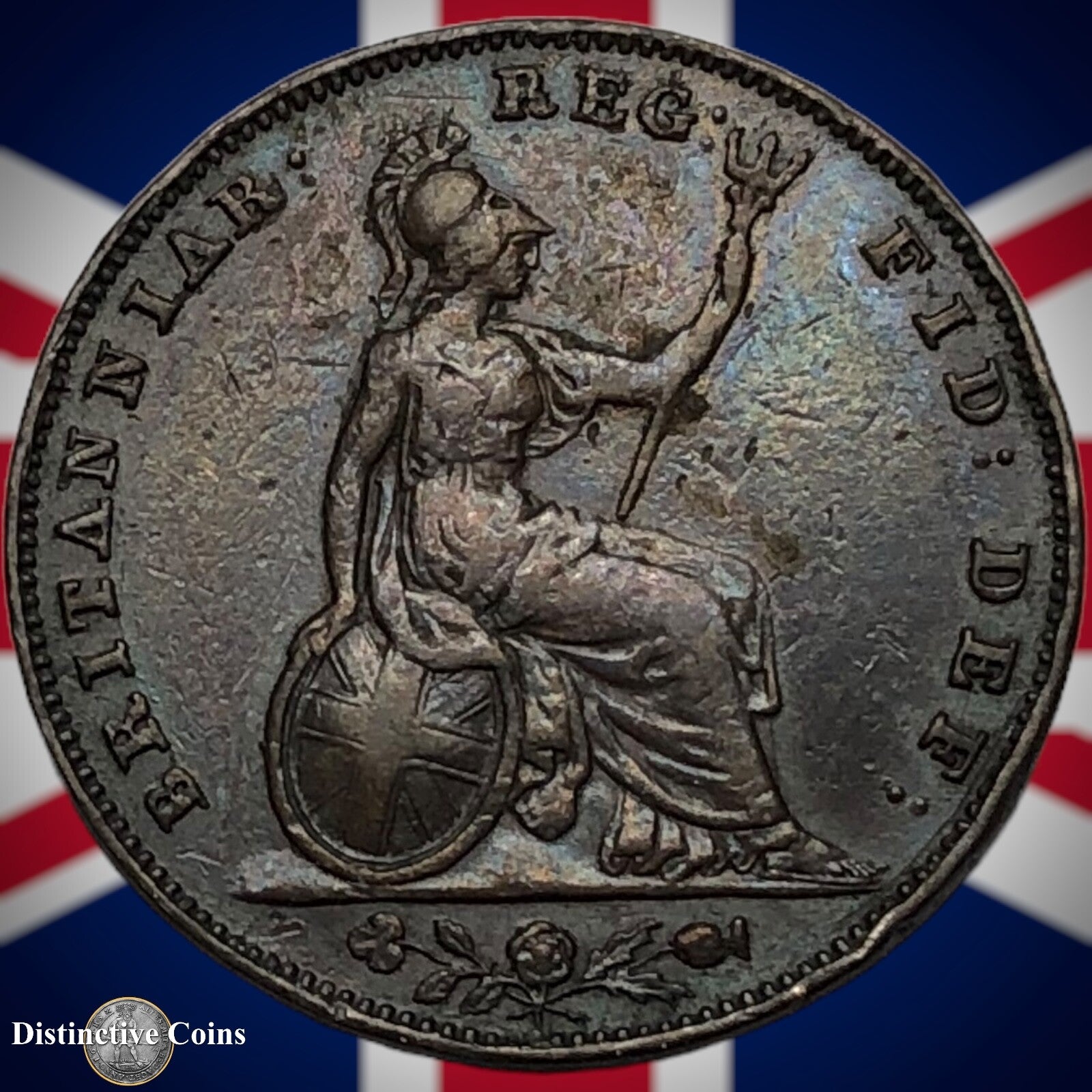 Great Britain 1853 Farthing 1/4d GB3442