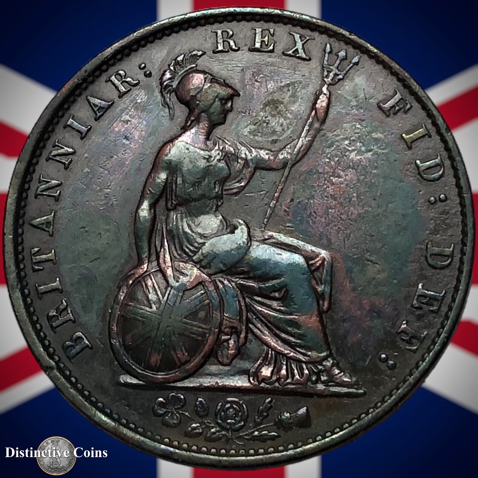 Great Britain 1834 Half Penny 1/2d GB5228