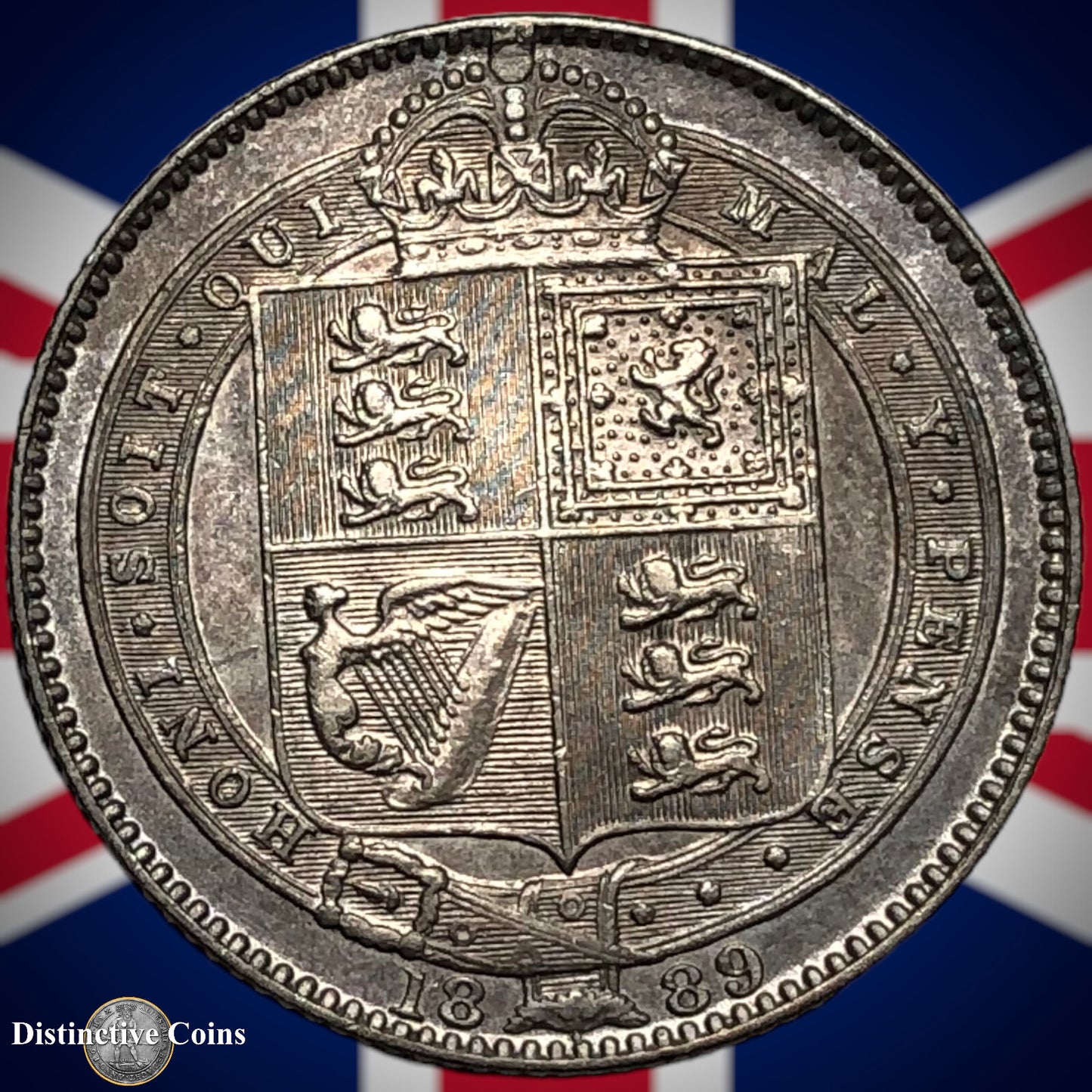 Great Britain 1889 British One Shilling GB0551