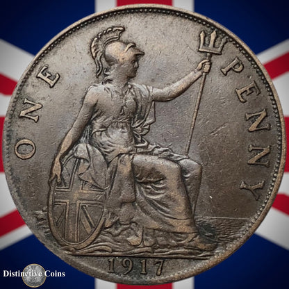 Great Britain 1917 Penny 1d GB6847