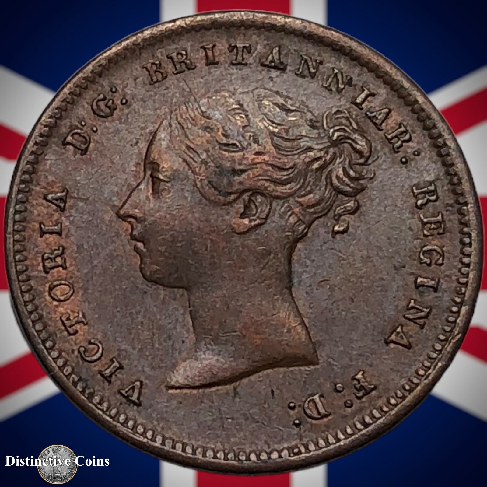 Great Britain 1847 Half Farthing 1/2 Penny GB3137