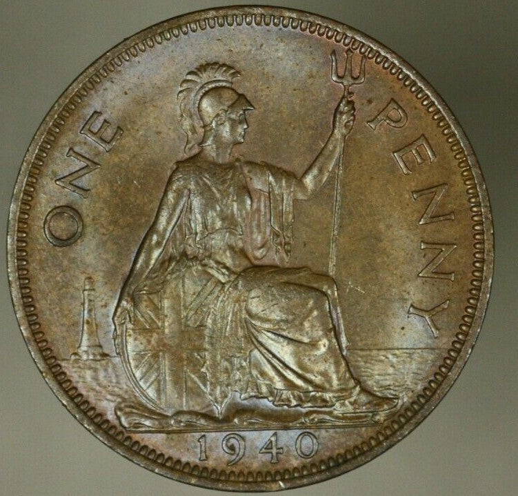 Great Britain Penny 1940  UNC  A2114