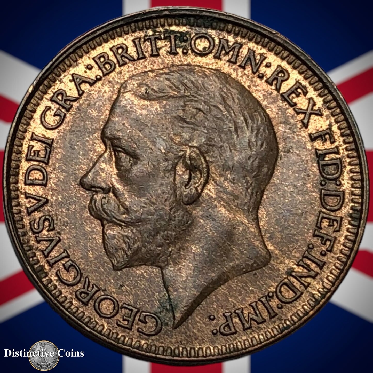 Great Britain 1927 Farthing 1/4d GB4856