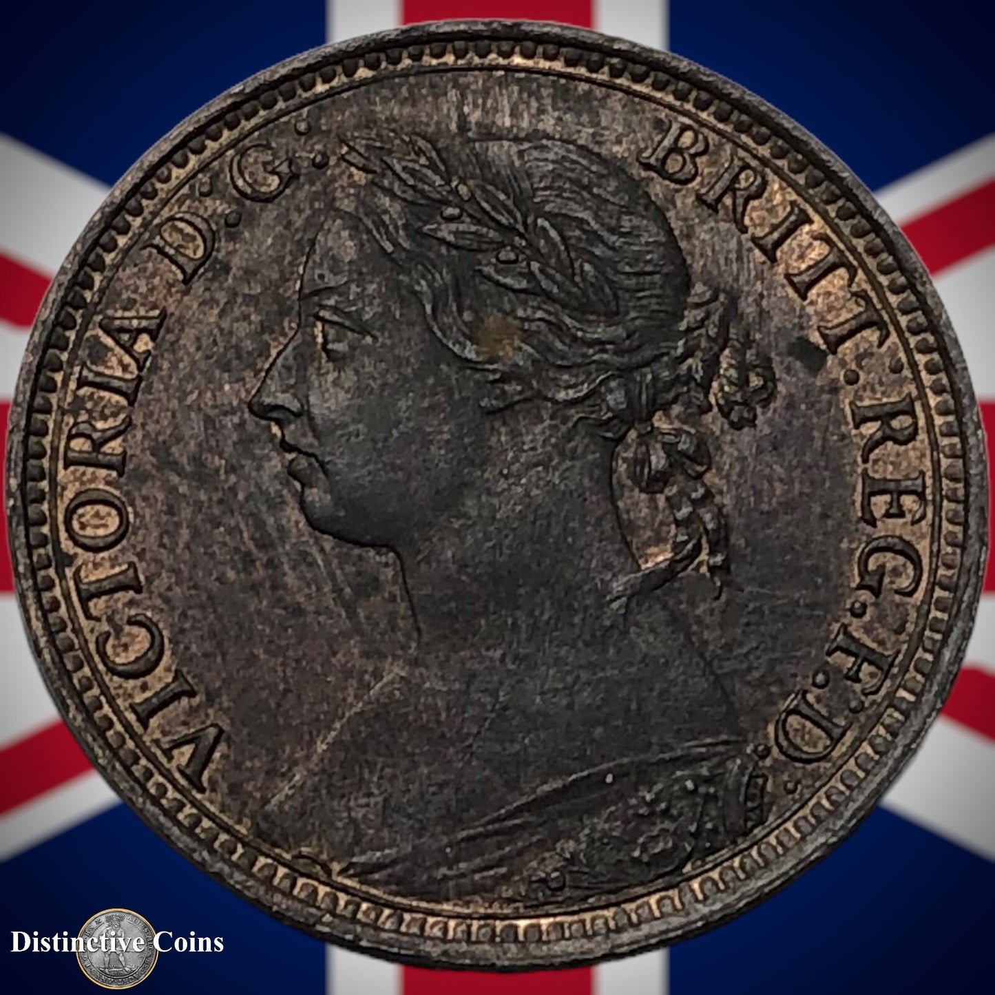 Great Britain 1891 Farthing 1/4d GB4322