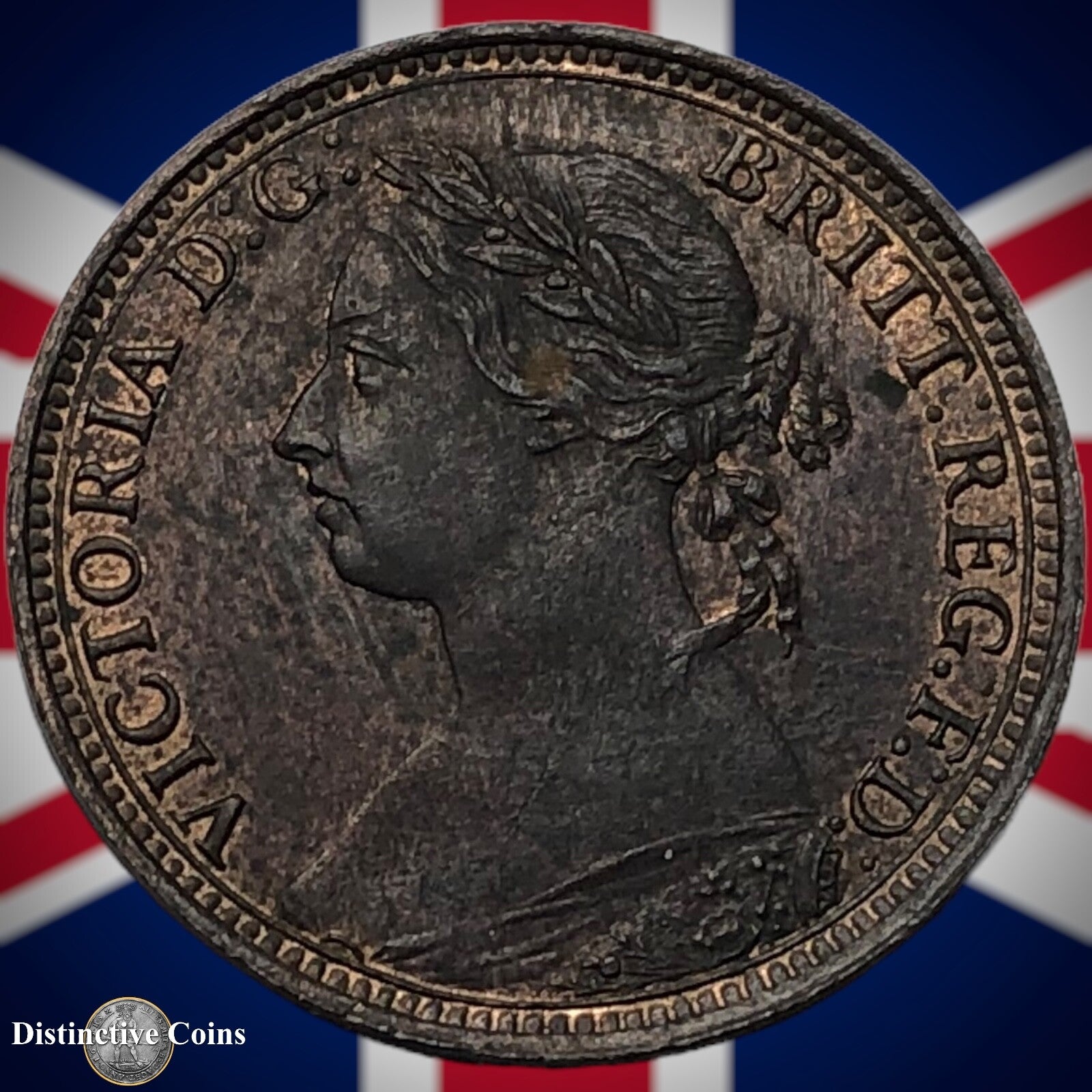 Great Britain 1891 Farthing 1/4d GB4322