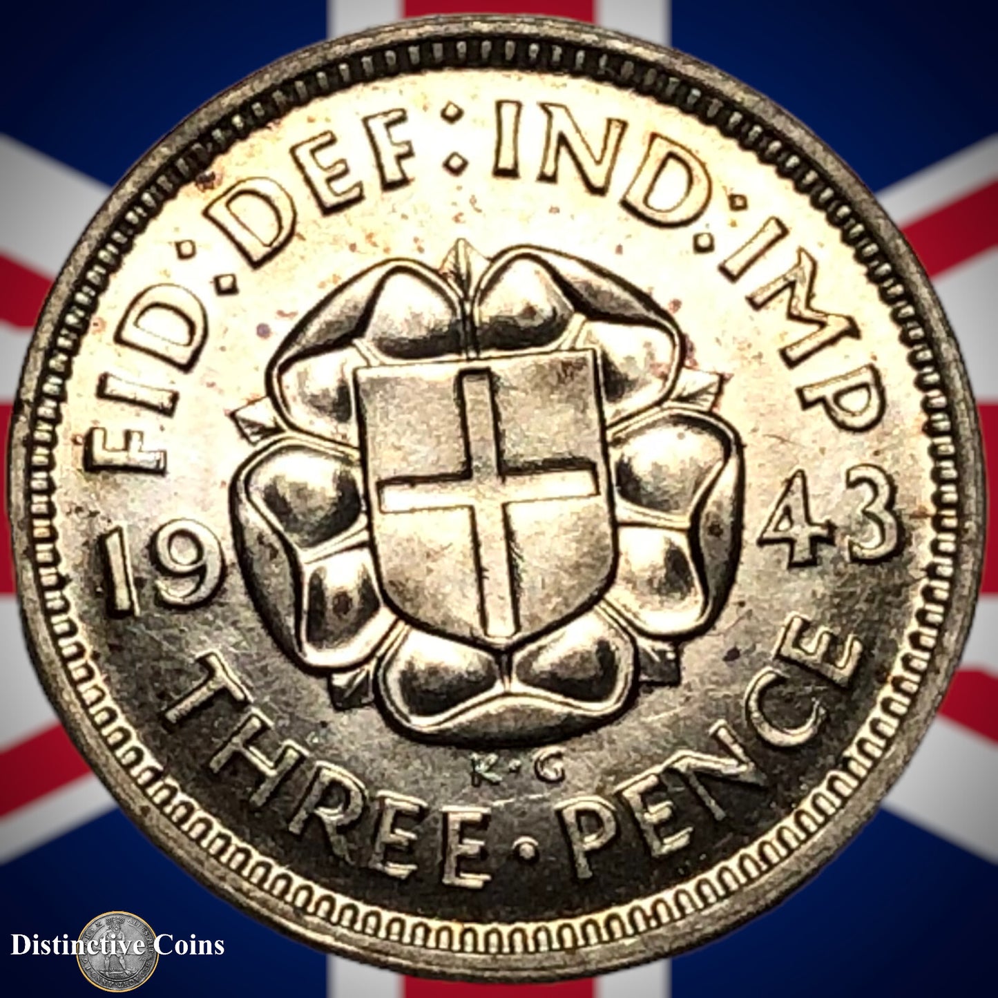 Great Britain 1943 Three Pence GB2357