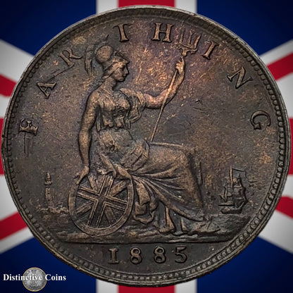 Great Britain 1885 Farthing 1/4d GB4169