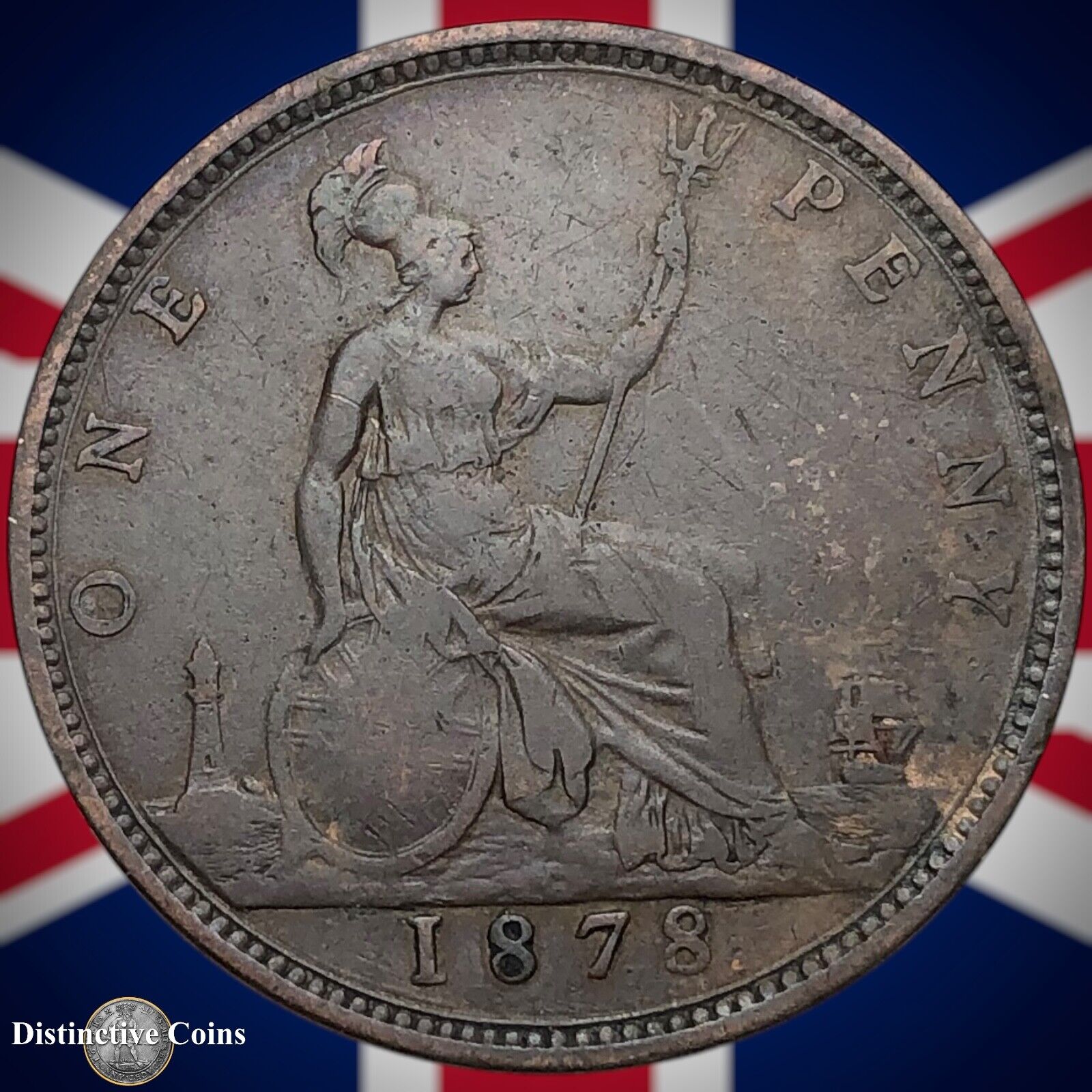 Great Britain 1878 Penny 1d GB6403