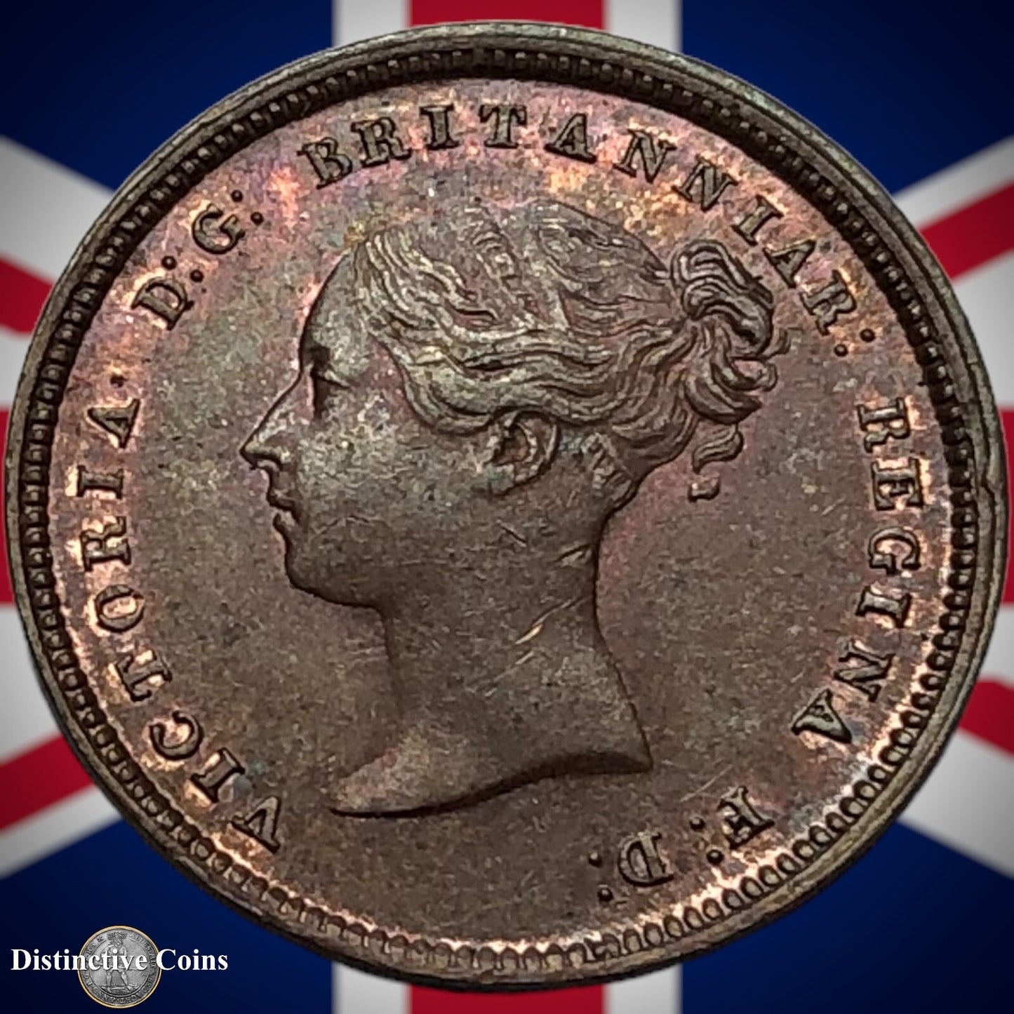 Great Britain 1844 Half Farthing 1/2 Penny GB3122