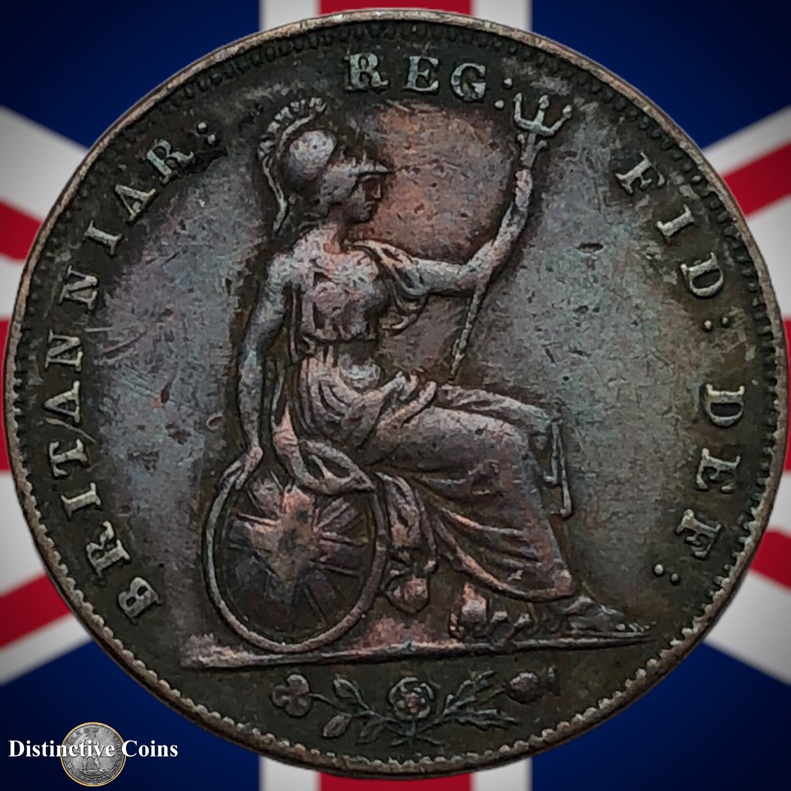 Great Britain 1847 Farthing 1/4d GB3420