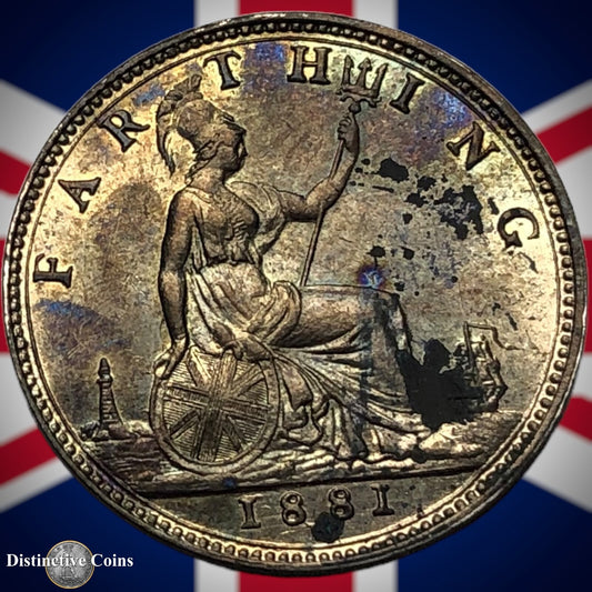 Great Britain 1881 H Farthing 1/4d GB4025
