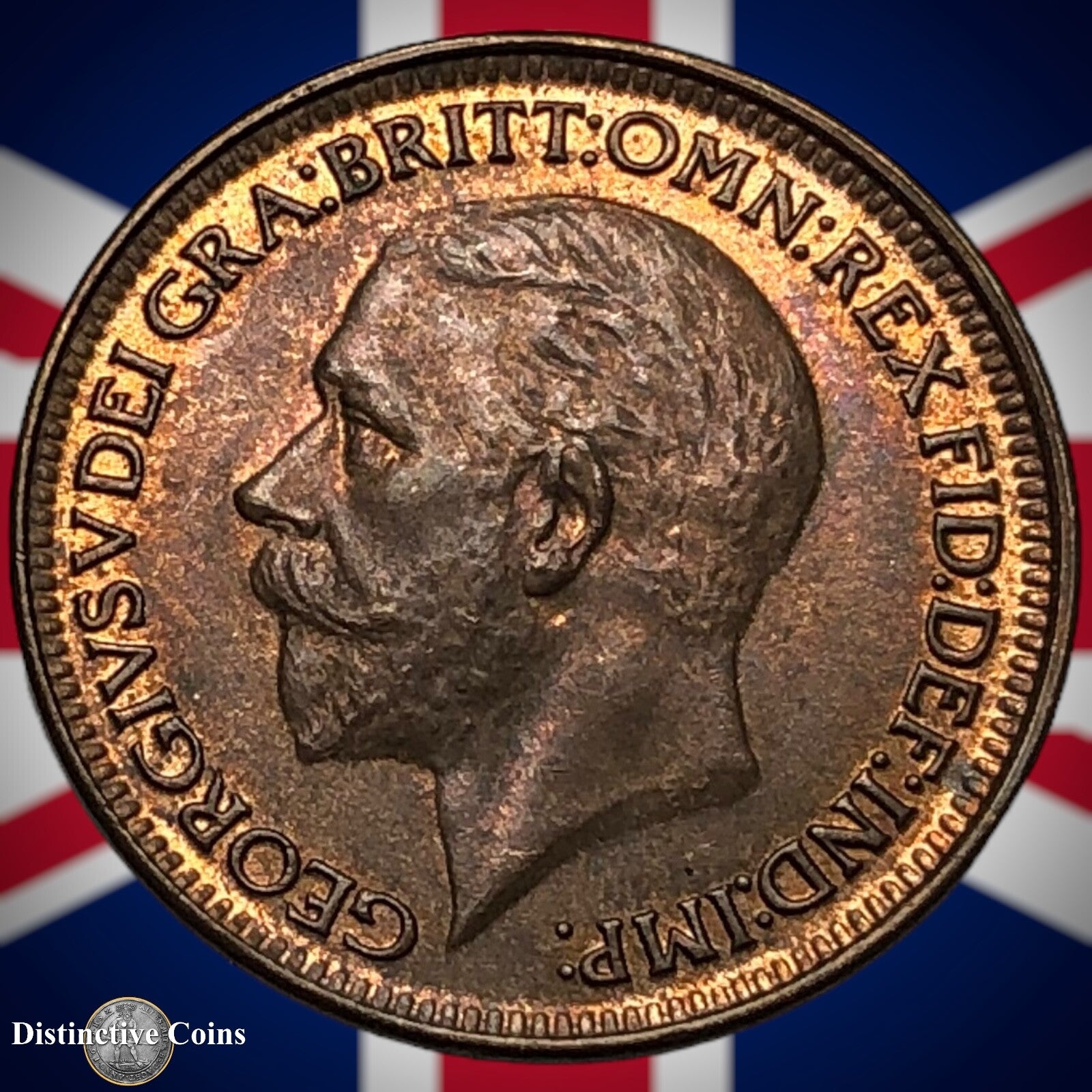Great Britain 1928 Farthing 1/4d GB4868