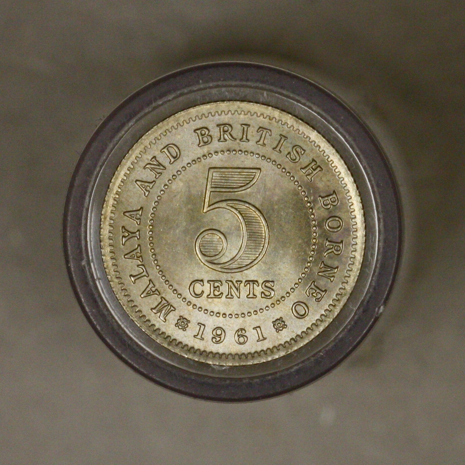 Malaya British Borneo 1958 H 5 Cents Gem BU