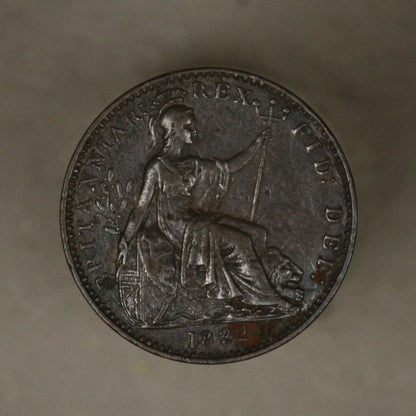 Great Britain 1822 Farthing dark