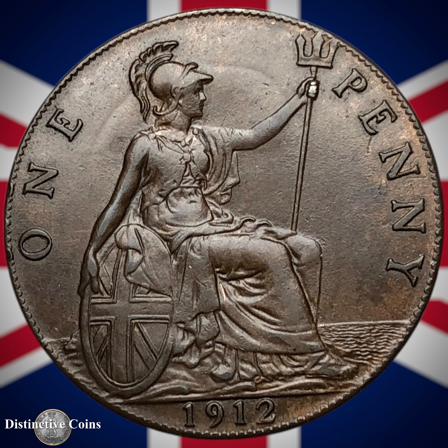 Great Britain 1912 Penny 1d GB6775