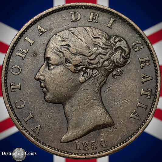 Great Britain 1854 Half Penny 1/2d GB5282