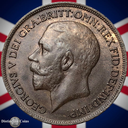 Great Britain 1917 Penny 1d GB6842