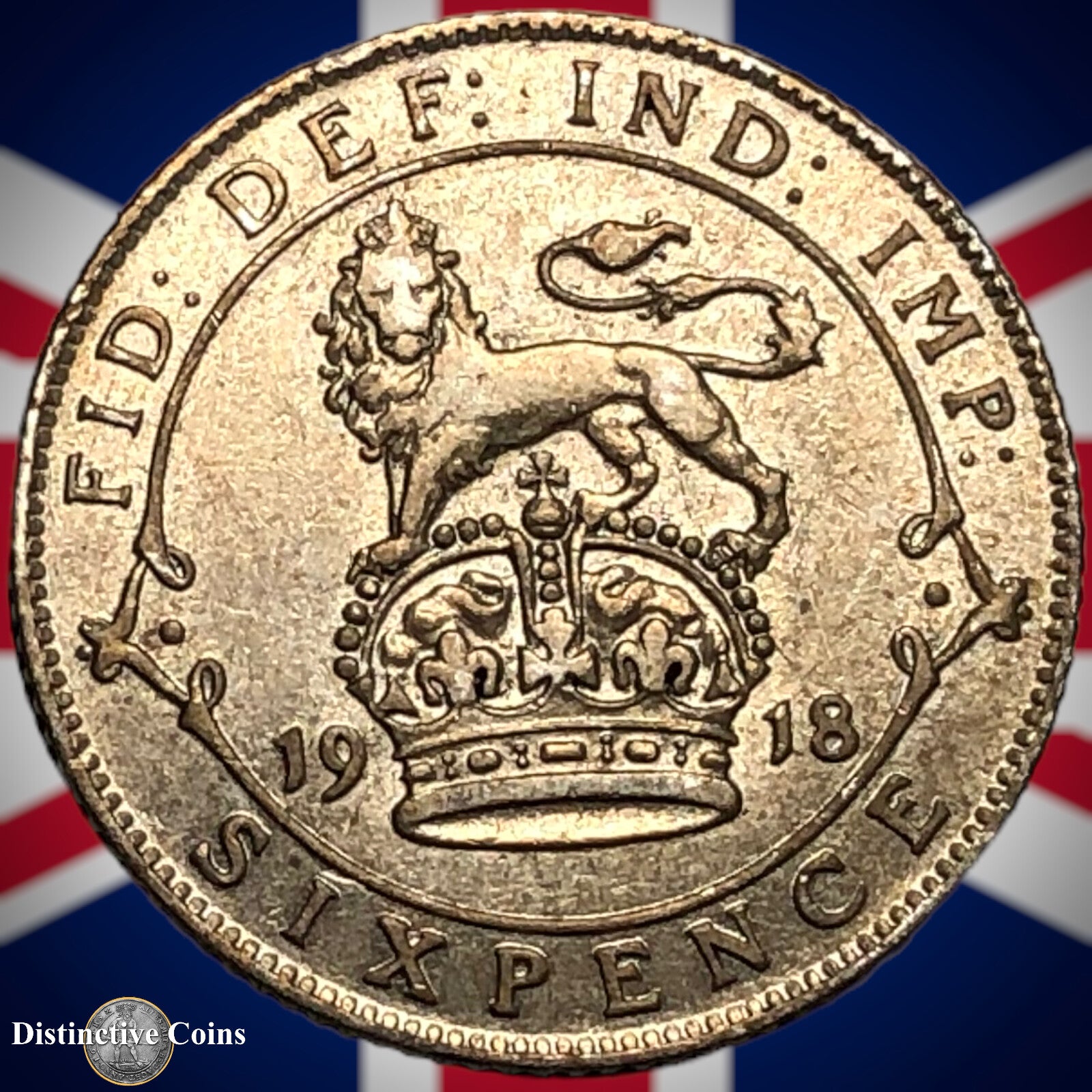 Great Britain 1918 Six Pence GB1625