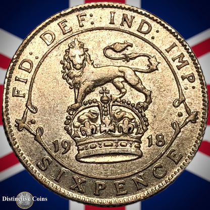 Great Britain 1918 Six Pence GB1625