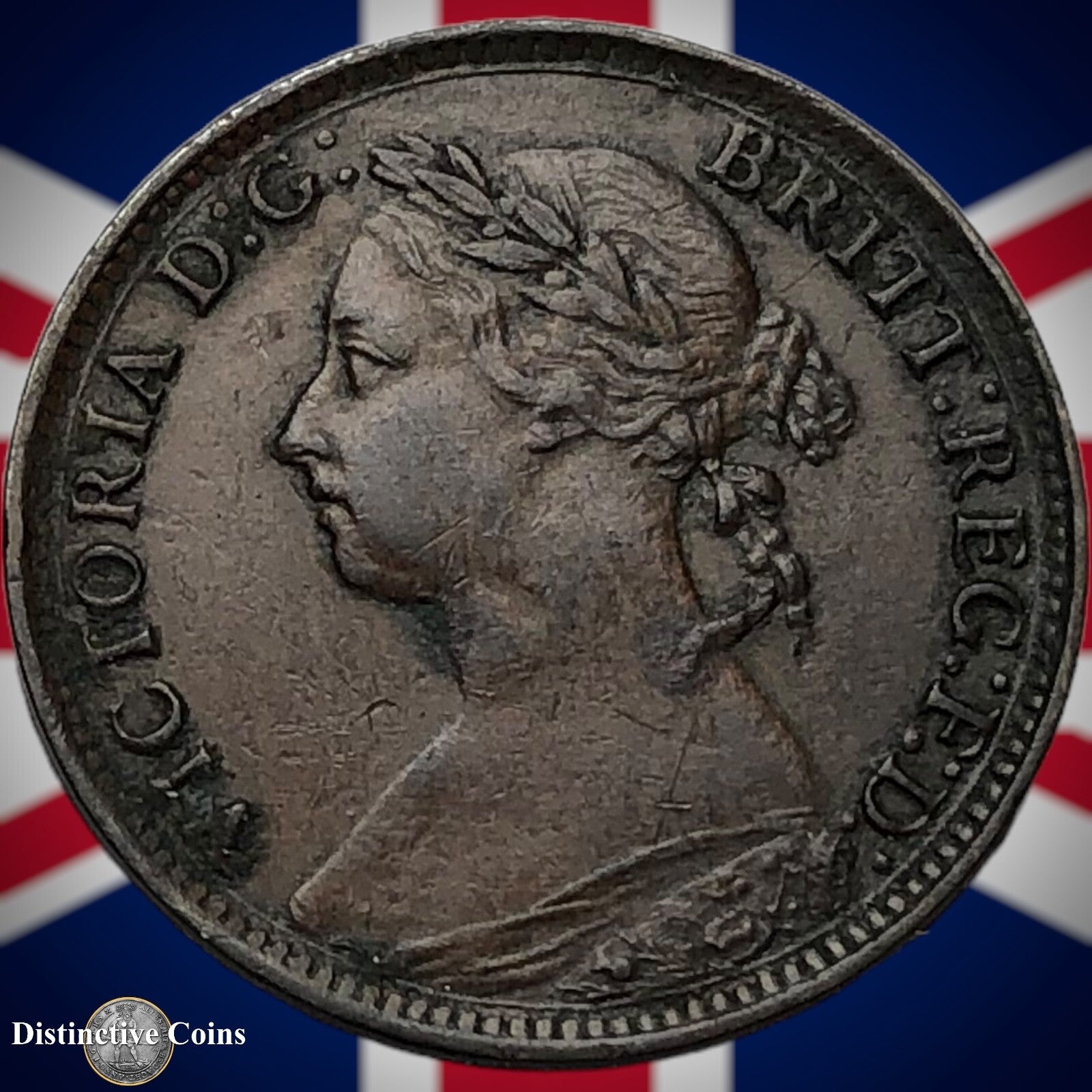 Great Britain 1883 Farthing 1/4d GB4054